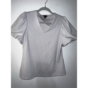 Ann Taylor Bubble Sleeve Top XS